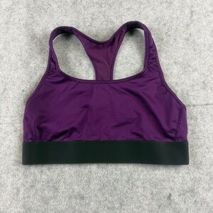 Victoria's Secret Sport Deep Berry Solid SMALL The Player Sport Bra VS VTG